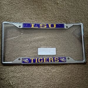 Louisiana State University LSU Tigers License Plate Frame *New*
